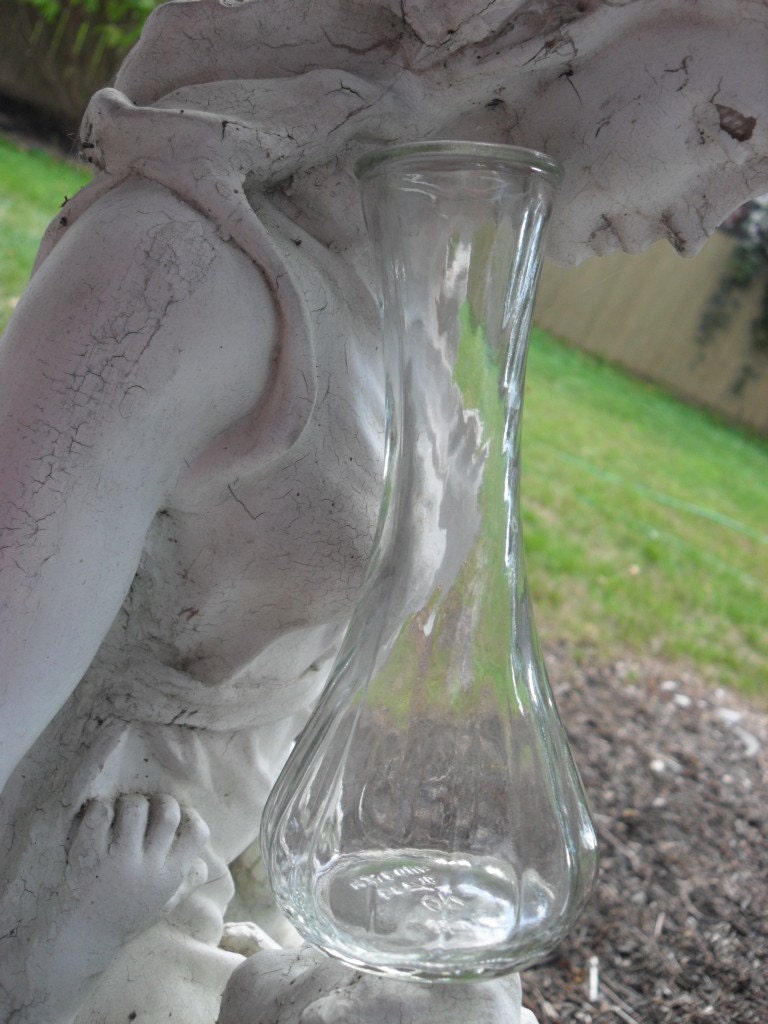 Hoosier glass Bud Vase 1970s