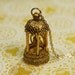 Birdcage Locket Necklace, Long Vintage Pendant, Gold Love Birds Necklace, Large Jewelry, Secret Perfume Compartment, Feathers Fashion