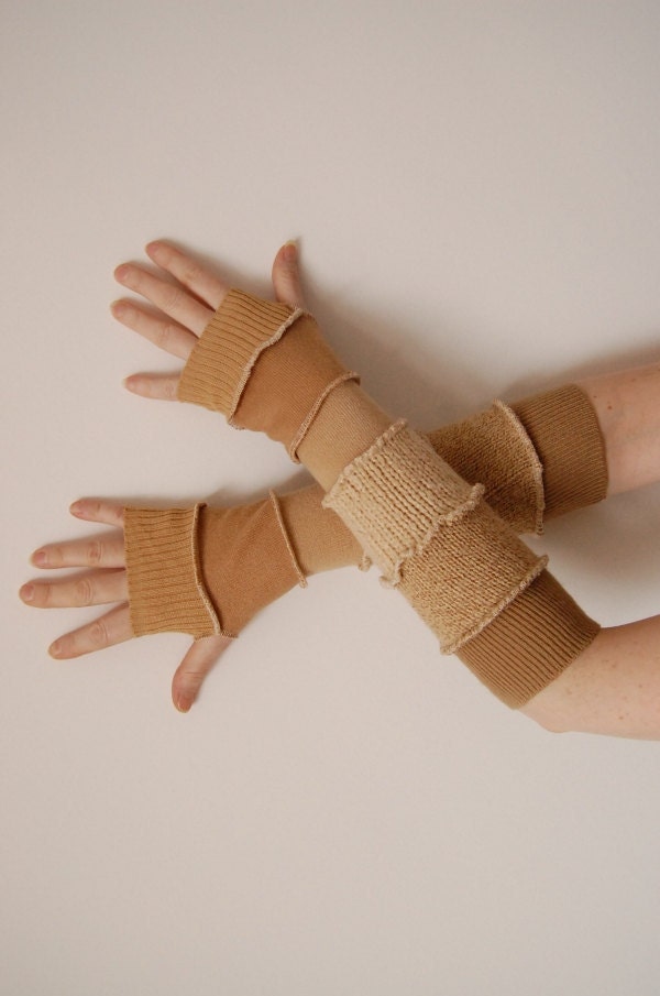 Arm Warmers Made From Upcycled Sweaters Man Teens Eco Friendly Funky Style Winter Fashion Upcycled Clothing