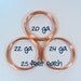 20/22/24ga 25ft Each DS Copper Wire