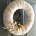 Yarn Wreath Door Decoration - Spring Branches 12in
