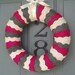 Wreath Felt Handmade Door Decoration - Wave Hello 12in