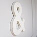 Wood Letter- Ampersand - Futura - Pick Your Color