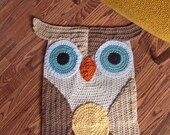 Crochet Owl Rug
