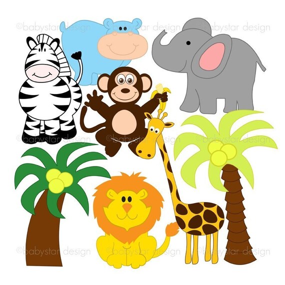 jungle animals clipart pictures - photo #33