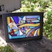 Glass Art Mosaic, Framed Abstract