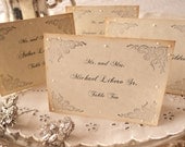 L'Amour Escort Cards. Custom Wedding Seating Placement Cards, 100