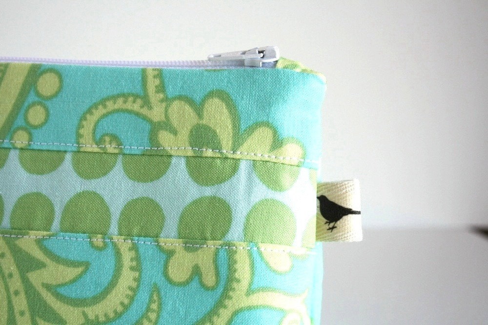 Personalized Cosmetic Makeup Bag - Just Pretty - Made to Order