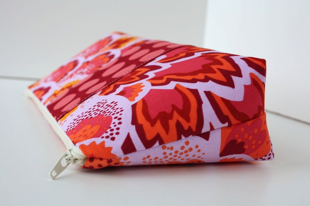 Personalized Cosmetic Makeup Bag - Red Hots - Made to Order