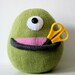 Knit your own Cyclops Pocket Alien