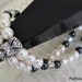 RESERVED for Mary - Swarovski Pearls Crystals Double Strand Sterling Silver Bracelet Bride Bridesmaids Wedding Party