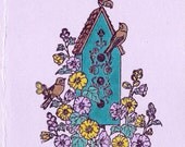 Summertime Birdhouse of Sympathy
