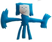 Plush Robot creature designed by a 4 year old