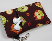 iPhone5 Case / iPhone Sleeve /iPhone 4 Cover- iPod Touch Case /PADDED -What a Hoot with a Pocket