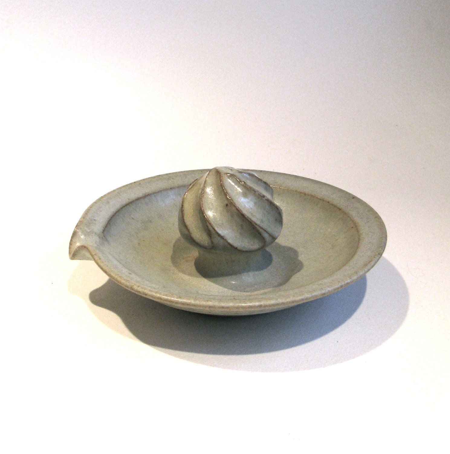 lovely vintage stoneware juicer  ...   lemons and limes