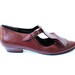 Vintage T Strap Fringe Oxblood Kitten Heels Size 8.5 to 9 Narrow
