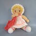 Little Daisy - knitted toy baby doll - INSTANT DOWNLOAD - PDF email knitting pattern - ePattern