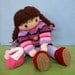 POSY - knitted toy doll - PDF email knitting pattern