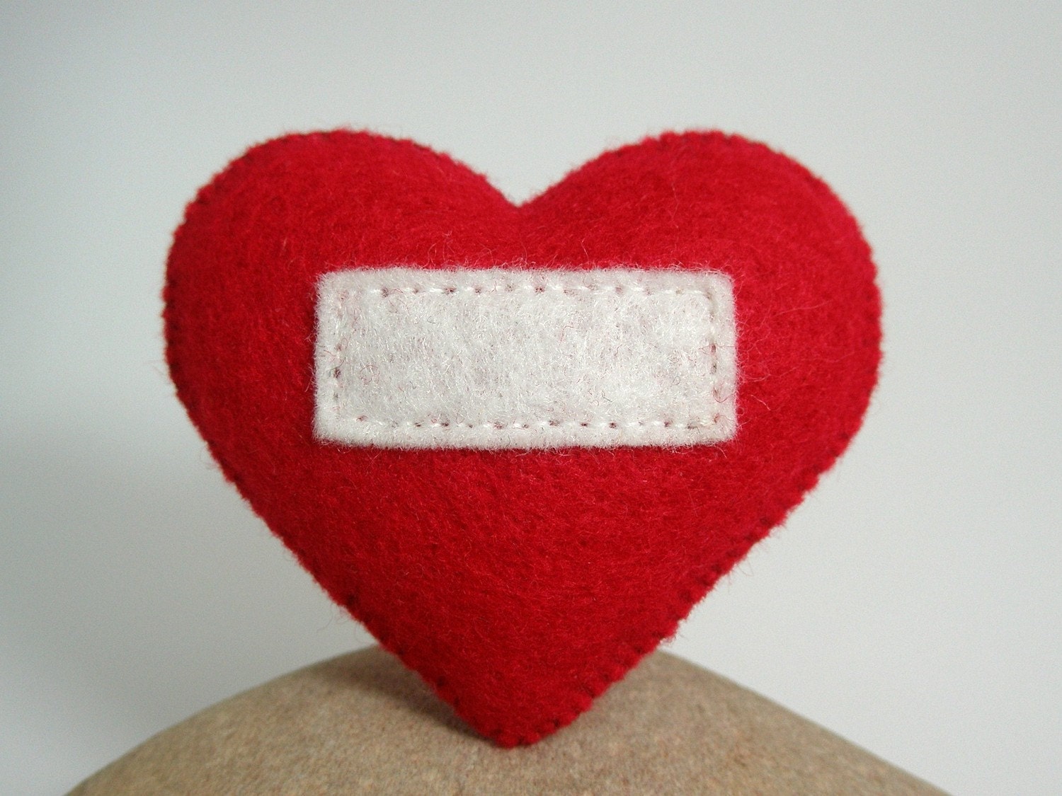 No Entry Heart Brooch Pin