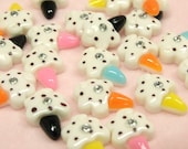 20 pcs. Assorted Colors SoftCream Cabochon - 10 mm