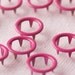 50 sets, Shocking Pink (XM20) Open Prong Snap Button, Size 13L (8 mm)