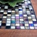 Coffee Table, Tile Mosaic, Reclaimed Wood, Rustic Contemporary, "Old Church", Unfinished - Handmade