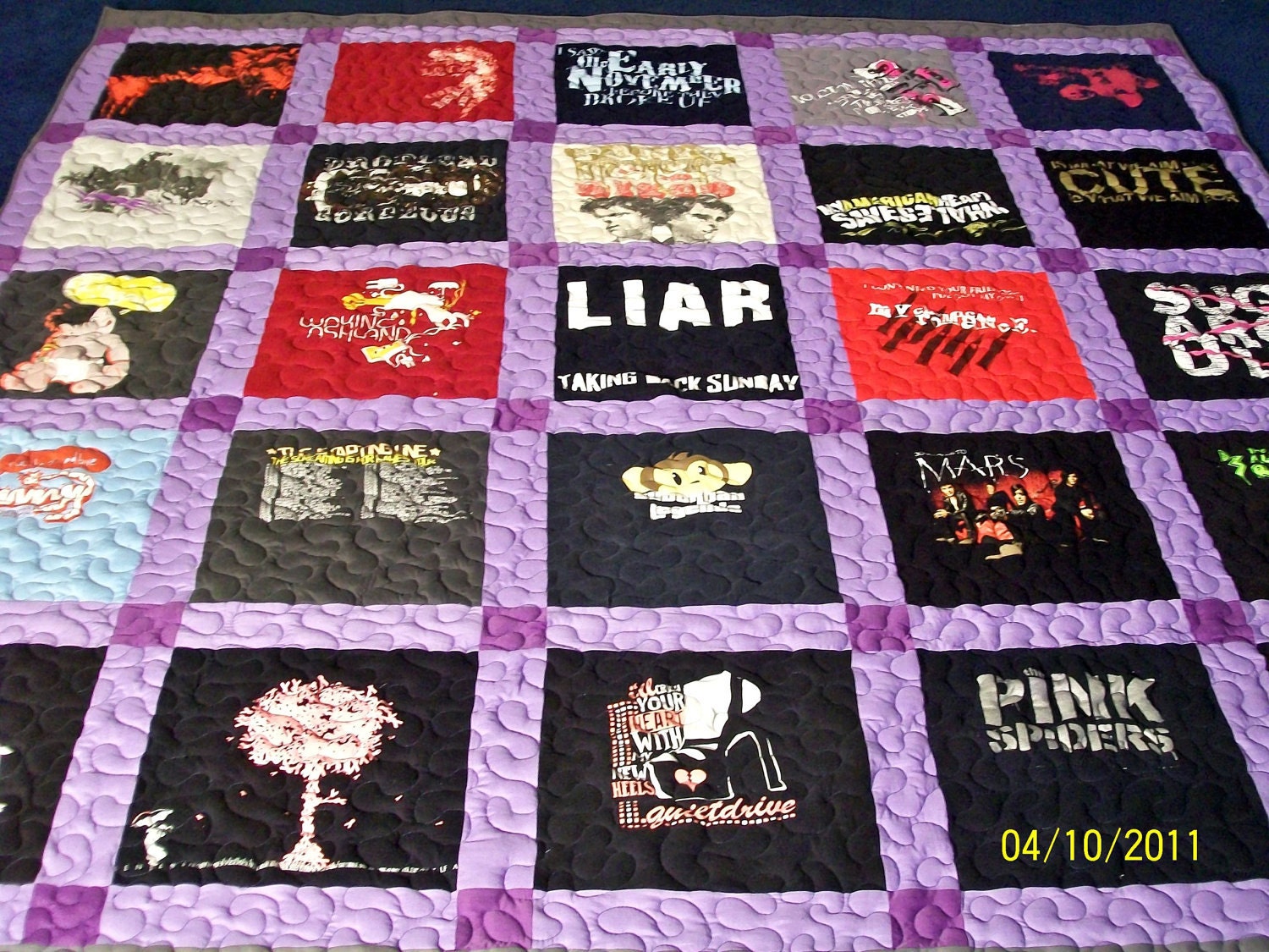 Reserved for Susan Decker - Custom T-Shirt Quilts Full Size - Full Payment (5% discount) - Order Form Attached