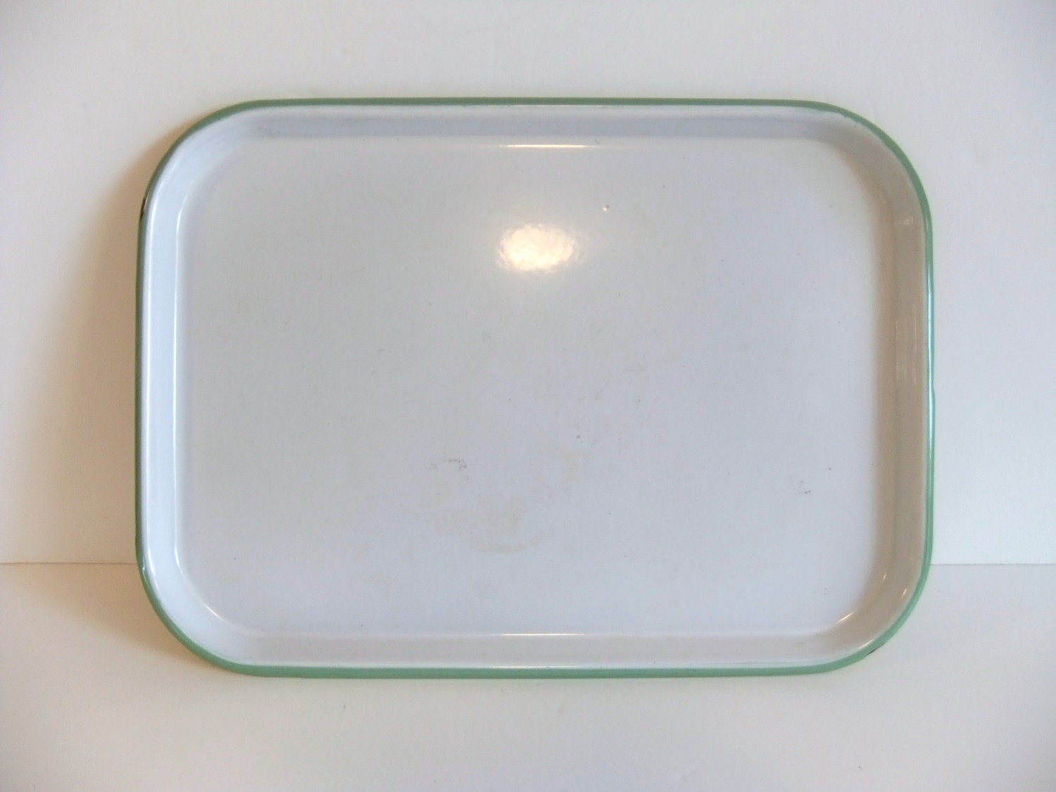 Vintage Enamel Tray by NimblesNook on Etsy