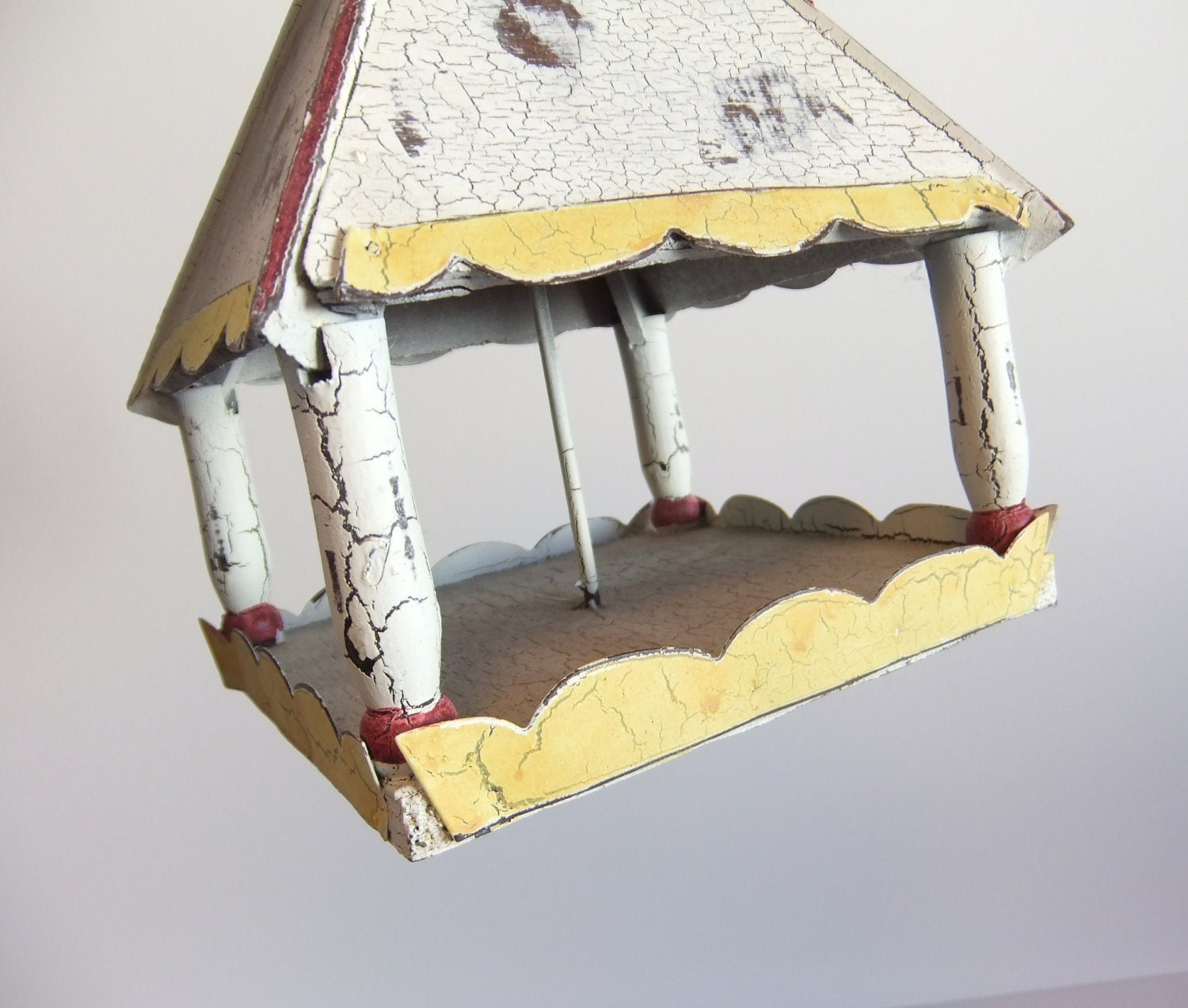 Vintage Bird House Feeder