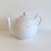 Vintage White Teapot