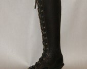 Lace Up Boot of Bison and French Wax Calf - Bespoke - downpayment