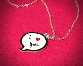 I Love You ChitChat Necklace