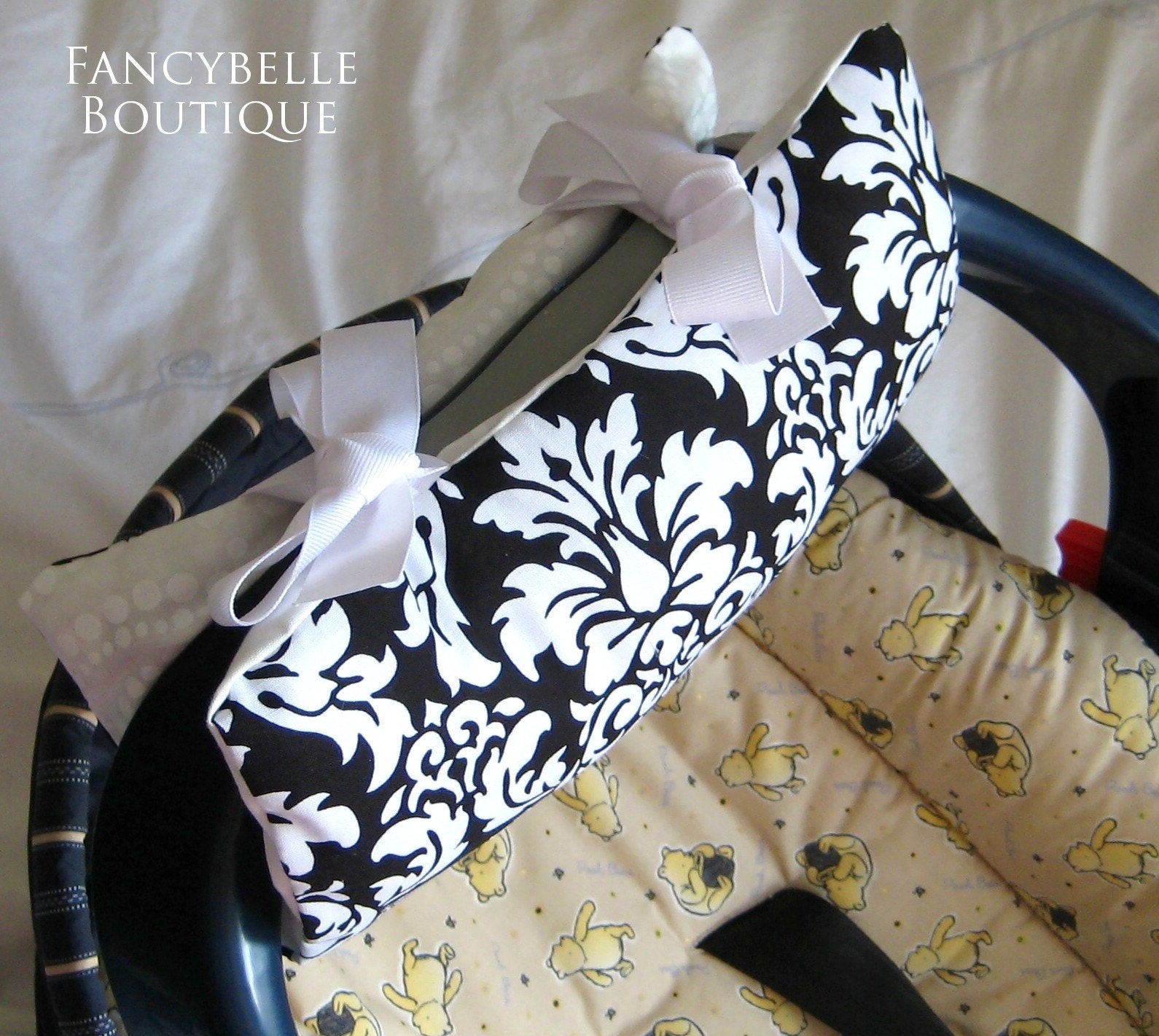 Reversible Car Seat Handle Cushion Dandy by FancybelleBoutique