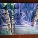 Birch Forest Blues - original abstract watercolour landscape painting