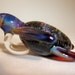 Hand Blown Glass Sea Turtle Dichroic Shell Lampwork Pendant (T5122) FREE SHIPPING