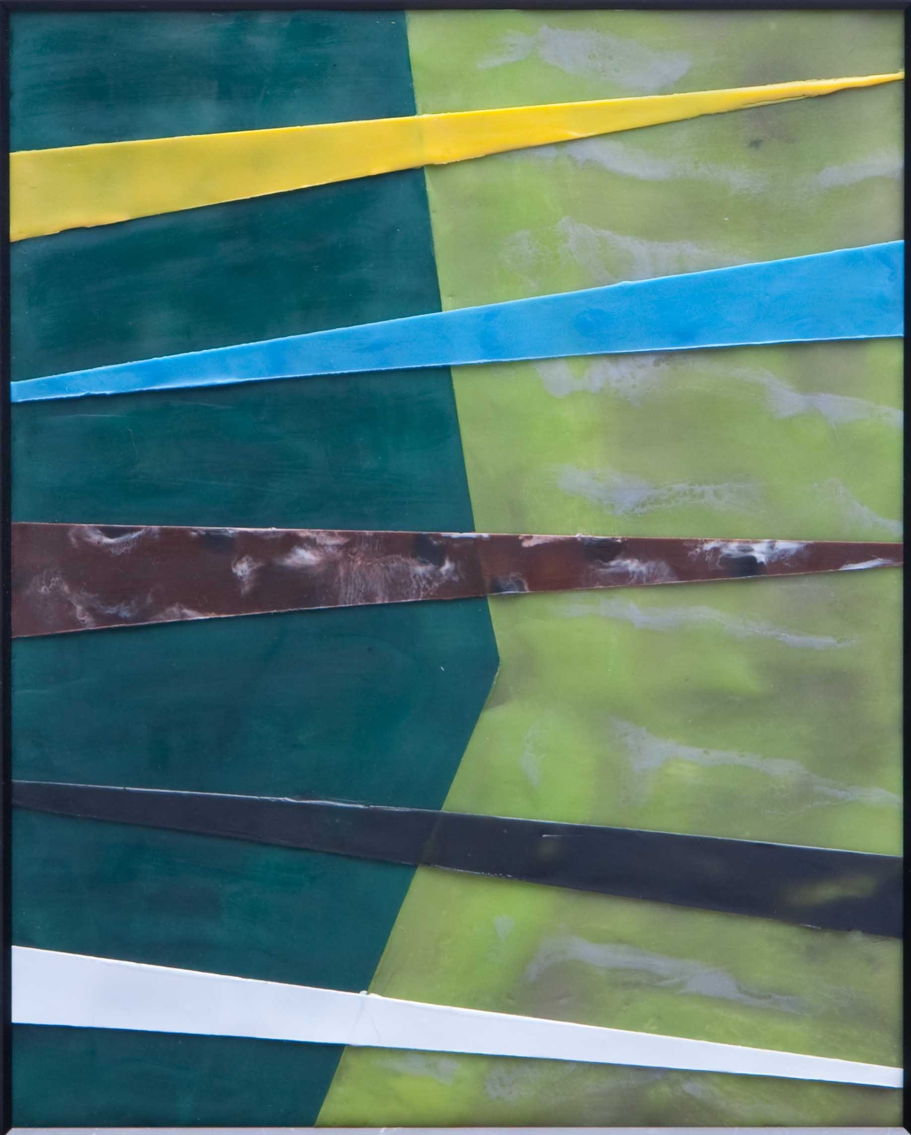 Encaustic Wax Abstract (8 x 10)