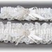 Vintage English Lace Garter Set in White or Ivory