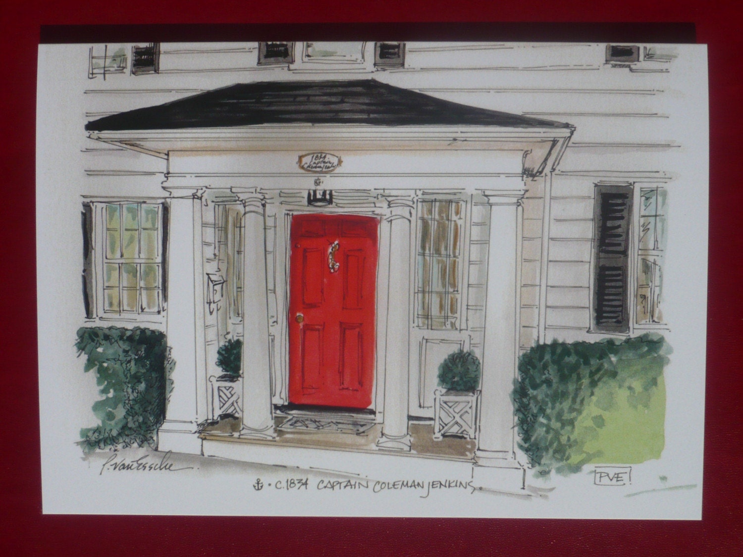 Captain Coleman Jenkins home c.1834