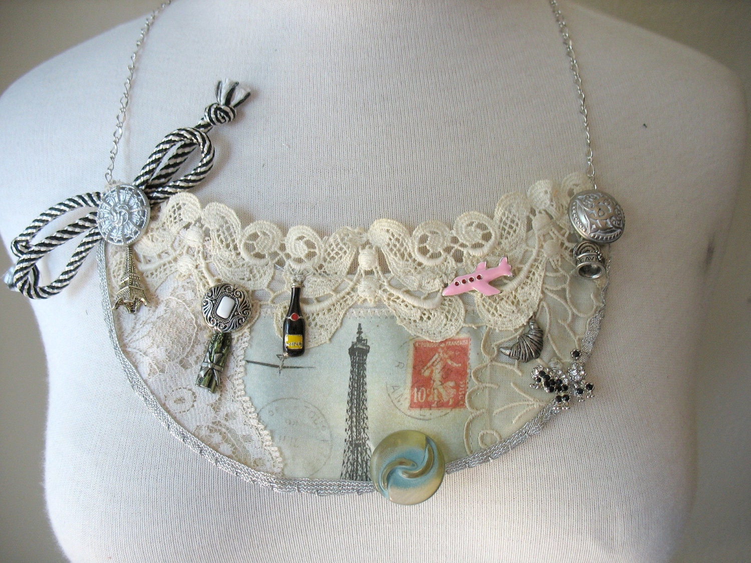 PARIS No. 2 Bib Necklace by MaggieGlynn