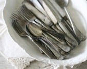 grungy flatware