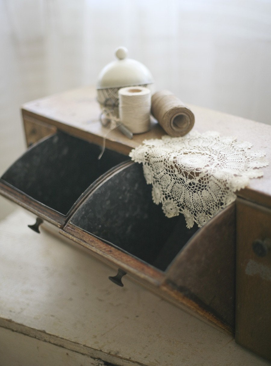 four bin mercantile cabinet