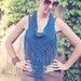 The Hanky Scarf in Peacock