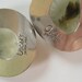 Sterling Moss Agate Earrings, Signed OSCAR'S, Large