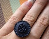 Marissa Vintage Button Ring - SALE