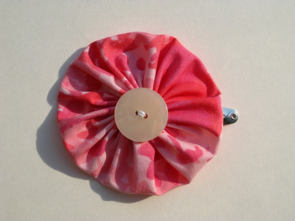 Vintage Pink Eco Friendly Yo-yo Snap Clip for Toddlers through Adults