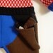 Cowboy Knitted Babygrow Onesie - Handmade Baby Costume. Size 3-9 months