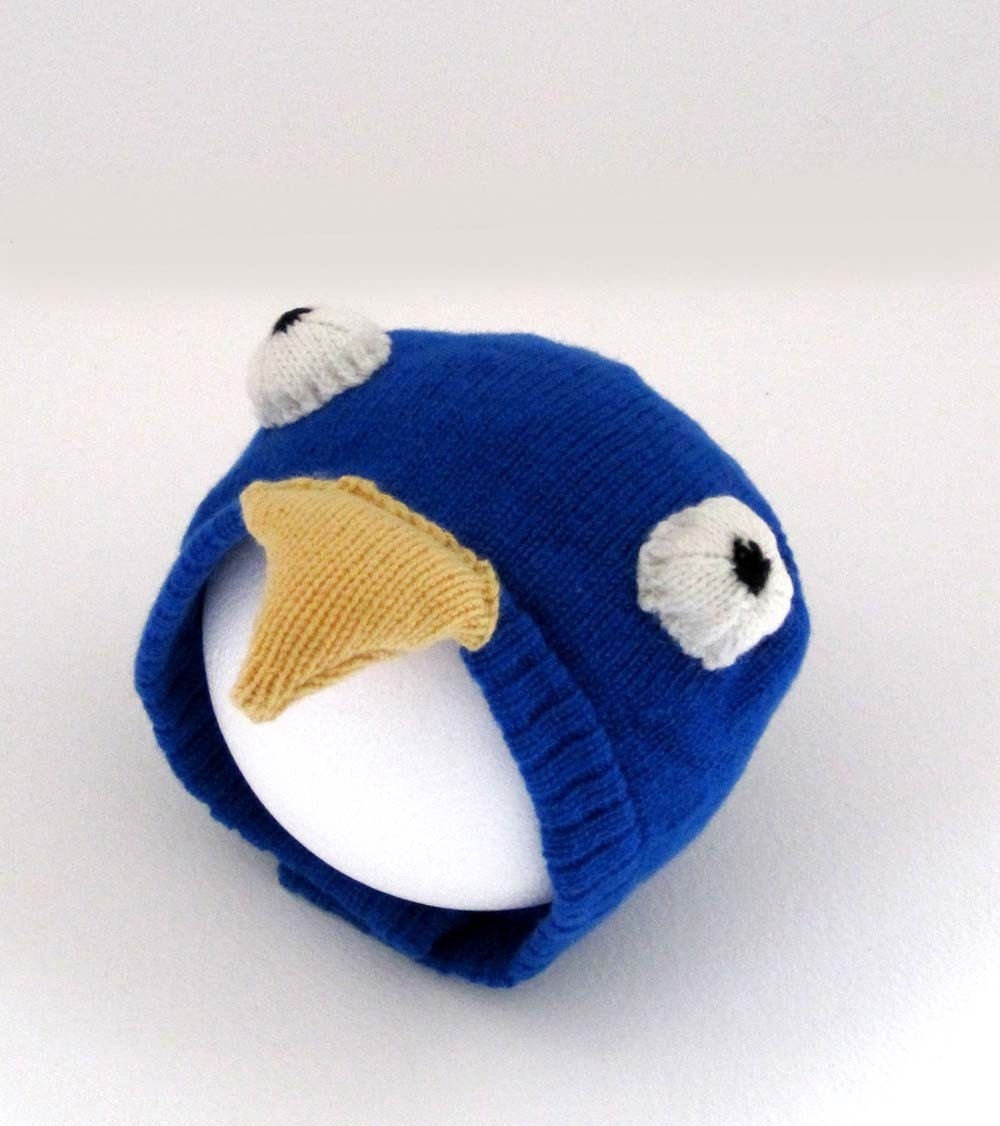 Baby Parrot Hat, Booties and Collar Set, Knitted Baby Costume Gift - Available in size 9-18 months old