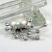 Funky Vintage Rhinestone and Pearl Brooch - Halley's Comet