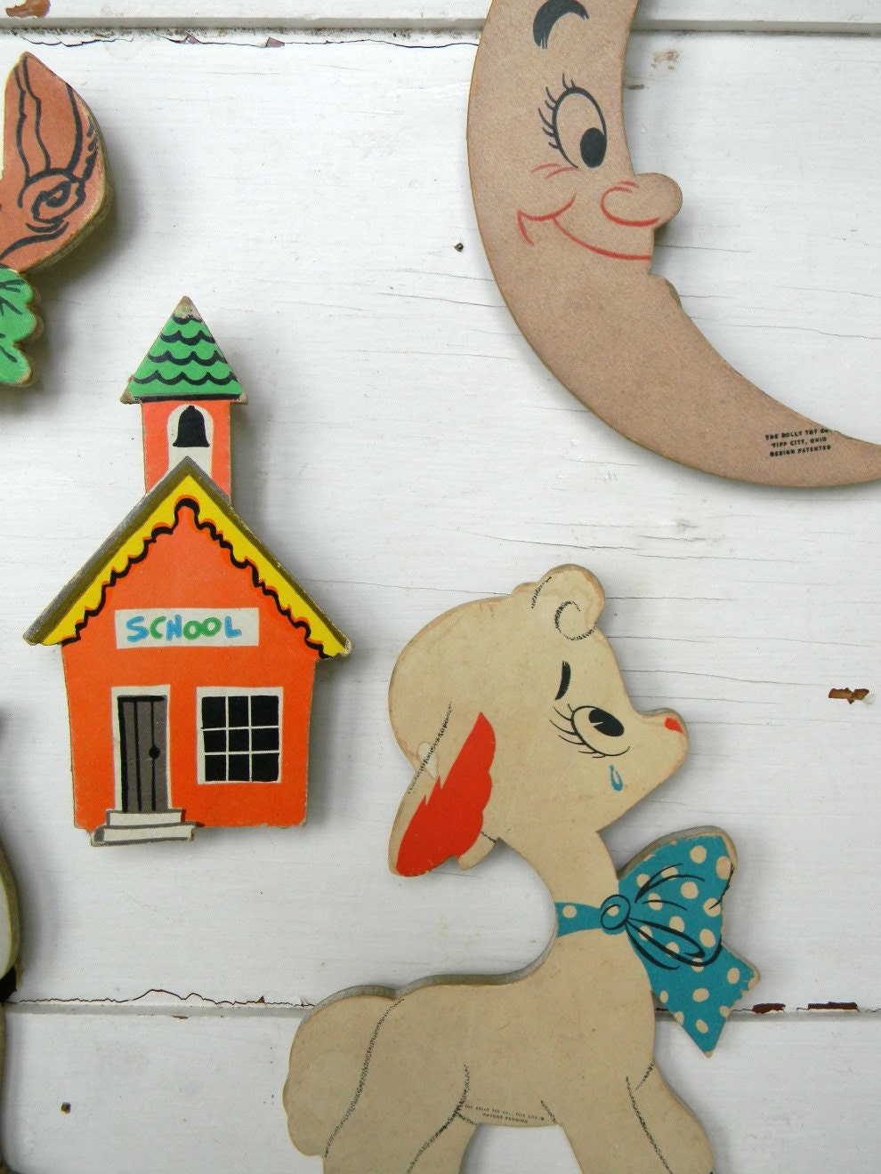 sale vintage nursery pin ups wall art