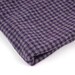 Vintage Fabric Wool Plaid Gray Purple